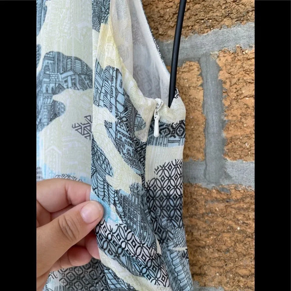 Shanghai Tang  silk sheer dress 10 - Picture 8 of 15